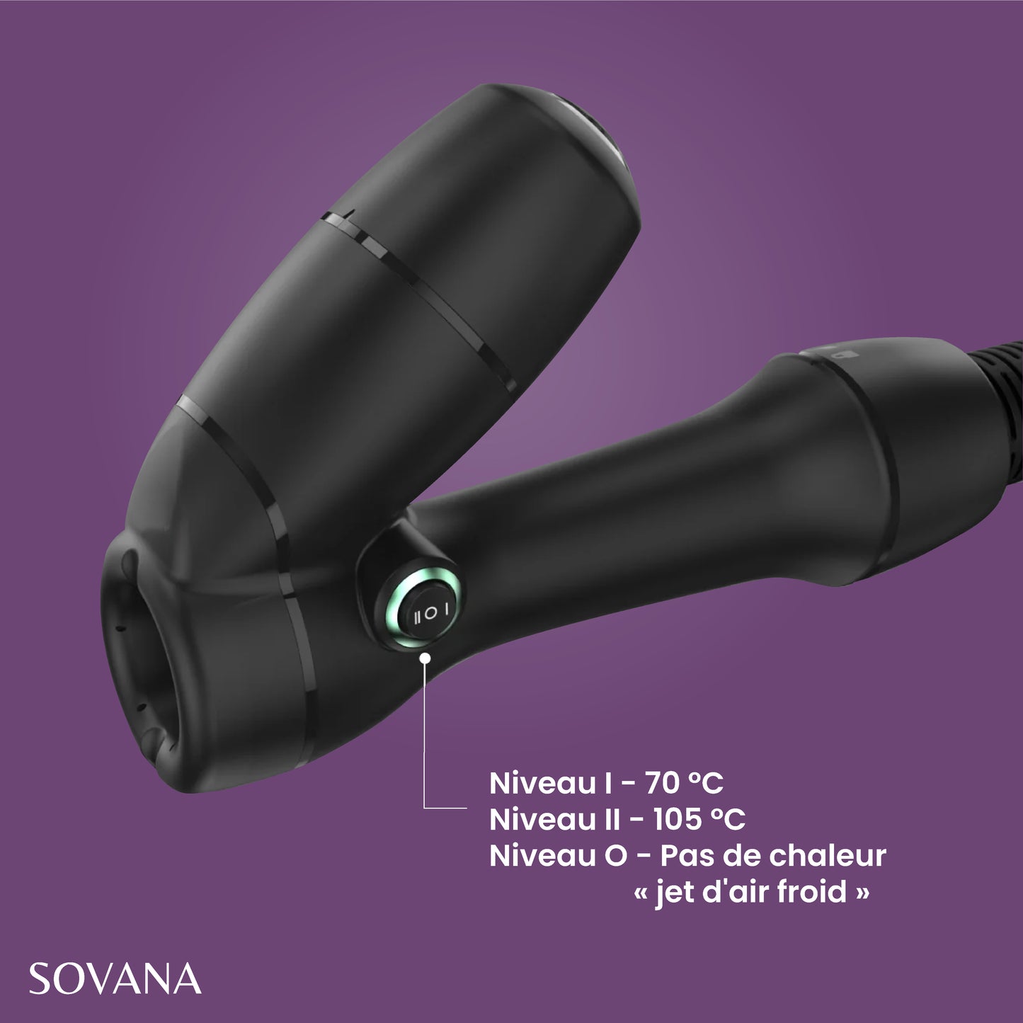 Sovana Bloom - Sèche cheveux à air inversé
