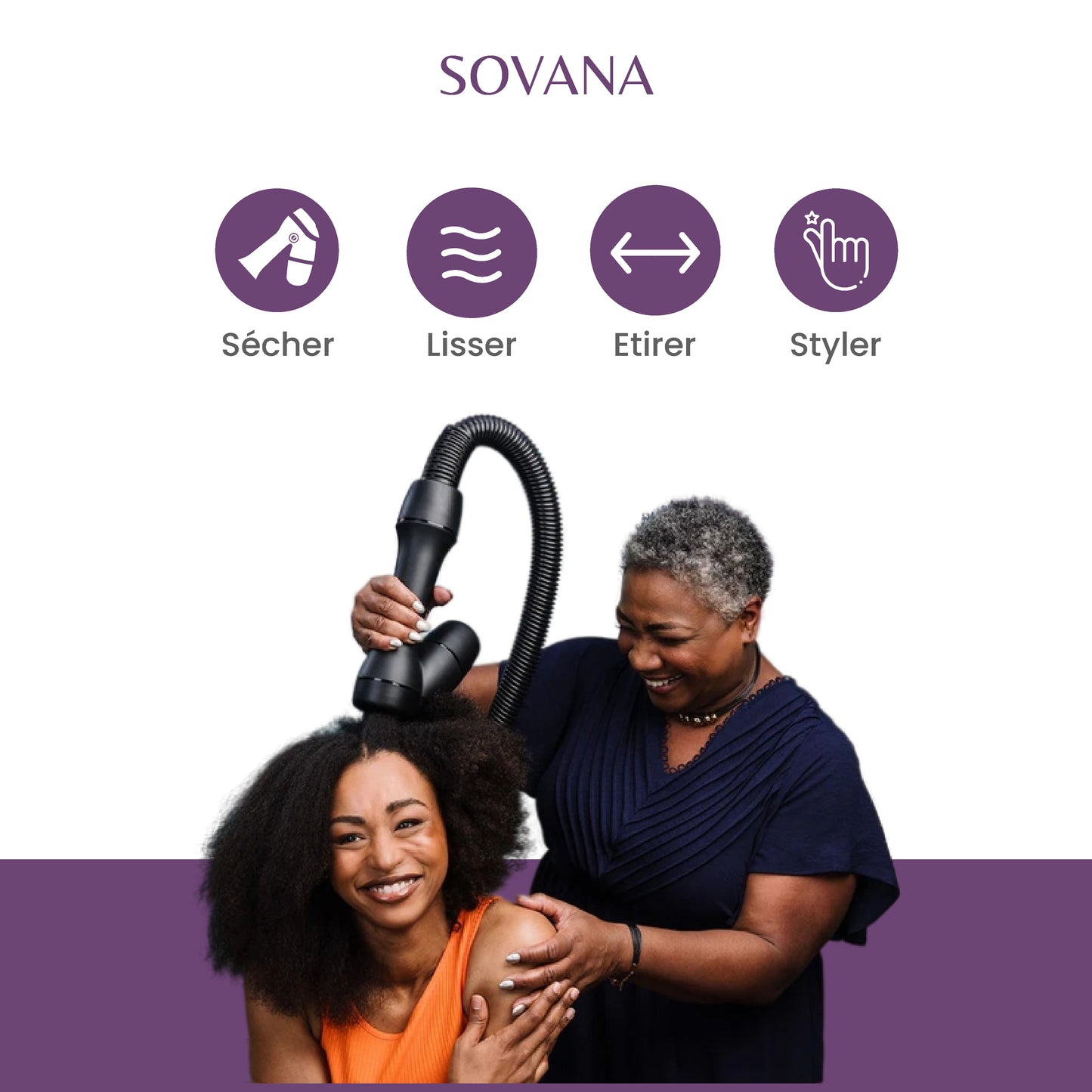 Sovana Bloom - Sèche cheveux à air inversé